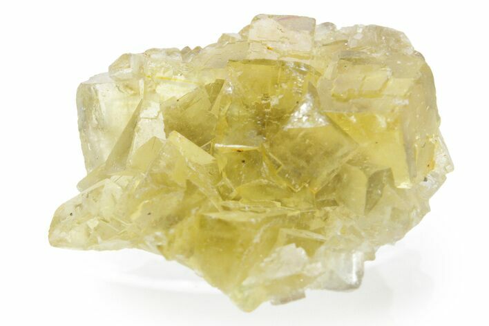 Gemmy Yellow Fluorite Cluster - Spain #374084
